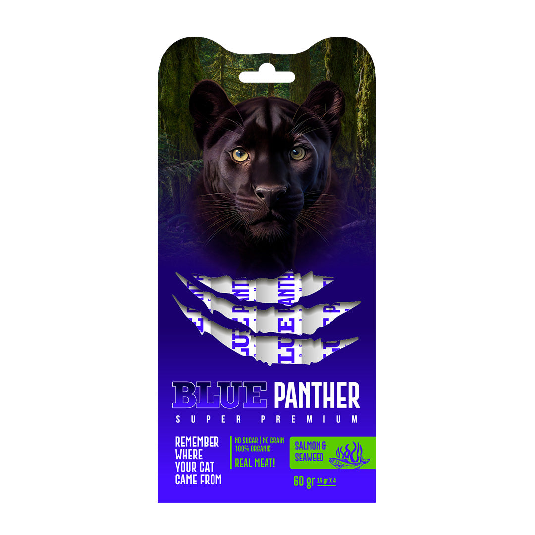 BluePanther שלוק פרימיום לחתול סלמון ואצות