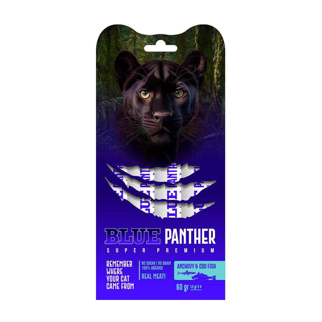 BluePanther שלוק פרימיום לחתול אשנובי ודג קוד